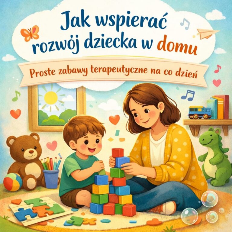Jak wspierać rozwój dziecka w domu? – proste zabawy terapeutyczne na co dzień