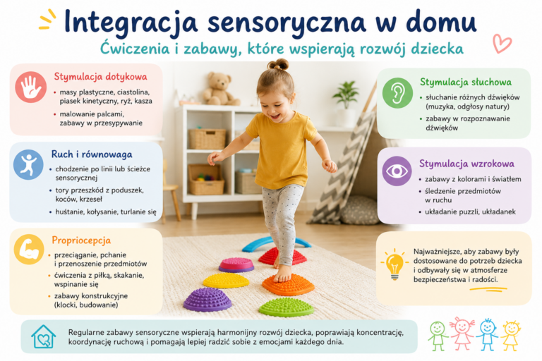 Integracja sensoryczna w domu – jak wspierać rozwój dziecka poprzez zabawę?